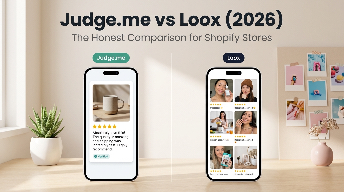 Judge.me vs Loox (2026): The Honest Comparison for Shopify Stores